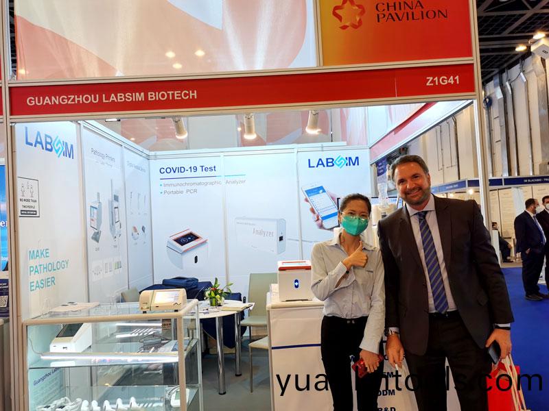 【展(zhan)會迴(hui)顧】藍勃(bo)生物(wu)精綵亮相(xiang)2022 MEDLAB Middle East